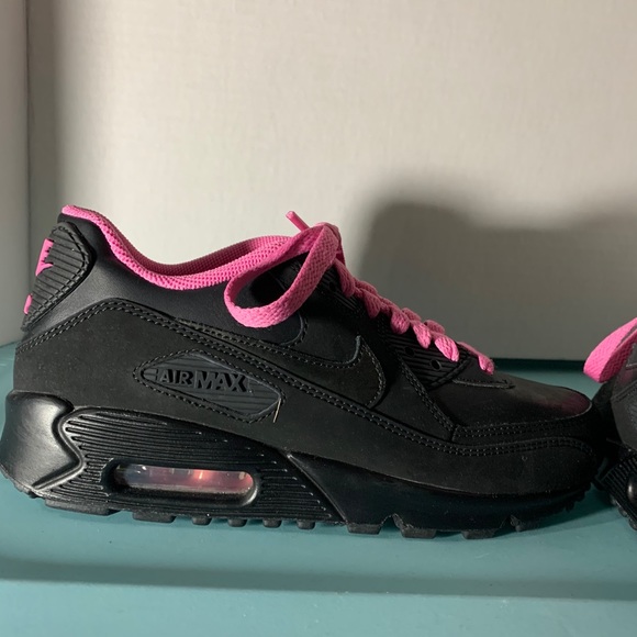 NEW VINTAGE NIKE AIR MAX RUNNING SHOES- PINK/BLK - Picture 8 of 14